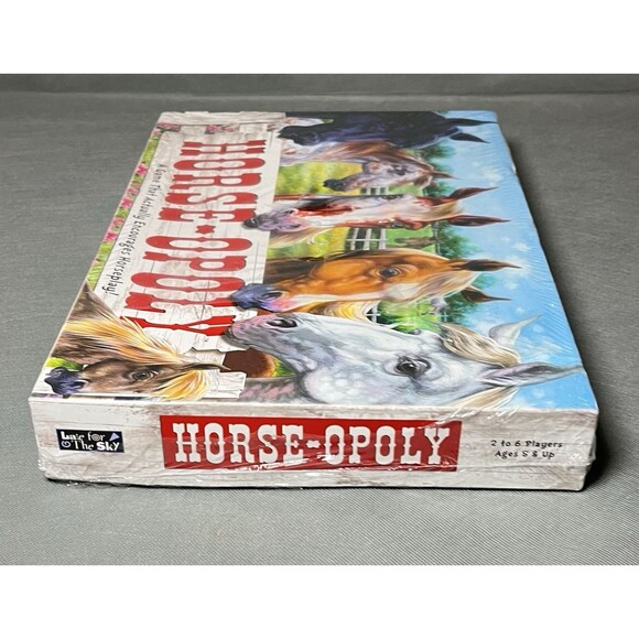 Horse-Opoly Board Game by Late For The Sky NEW-SEALED Horseopoly-Monopoly Game - Picture 7 of 9